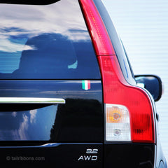 Flag of Italy car sticker on a Volvo XC90