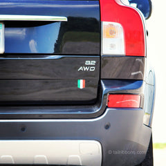 xc90 with an italian flag vinyl sticker
