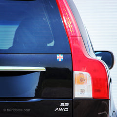 British Flag car sticker