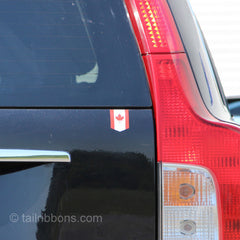 Flag of Canada car sticker on a Volvo XC90