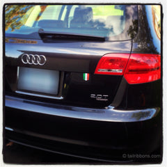 Italian Flag sticker on Audi A3