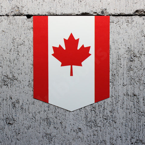 Flag of Canada car sticker - 2" x 2.5"