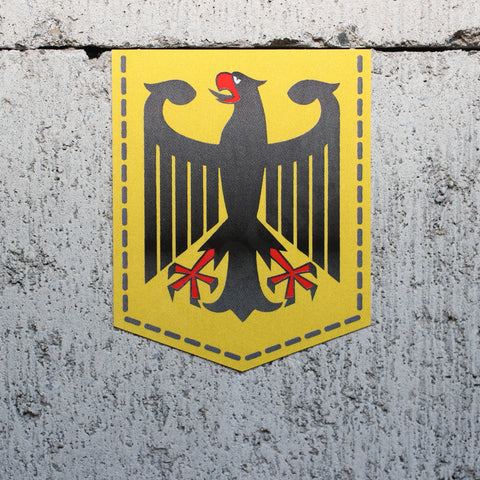Germany Coat of Arms car sticker - 2" x 2.5"