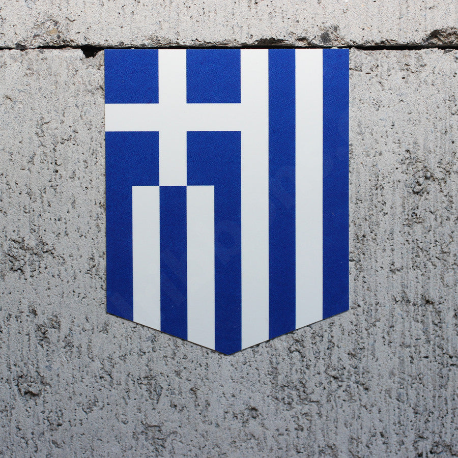 Flag of Greece car sticker Greek vinyl decal