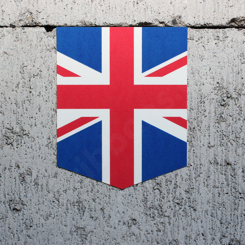 Flag of the United Kingdom car sticker - 2" x 2.5"