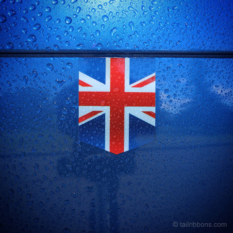 Flag of the United Kingdom car sticker - 1 3/8" x 1 3/4"