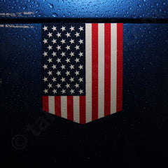 United States flag sticker car vinyl decal emblem USA